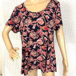 LuLaRoe Floral Top Simply Comfortable Shirt 53